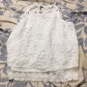 Lace crop top